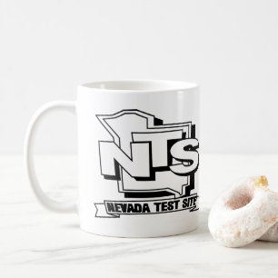 Retro Nevada Test Site ontwerp koffiemok