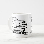 Retro Nevada Test Site ontwerp koffiemok (Voorkant links)