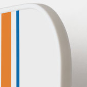 Retro New Amsterdam Board Strepen met Naam Pickleball Paddle (Links Detail)
