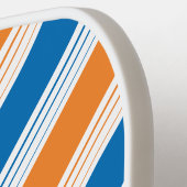Retro New Amsterdam Chevron Fade Naam Pickleball Paddle (Links Detail)