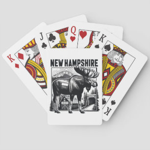 Retro New Hampshire Pokerkaarten