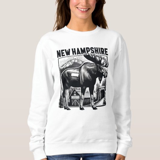 Retro New Hampshire Trui (Voorkant)