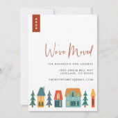 Retro New Home Vakantie Kaart (Voorkant)