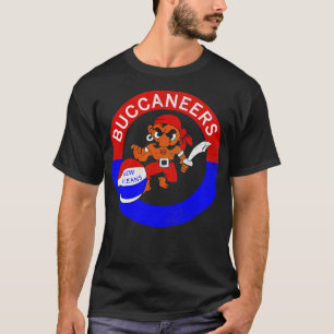 Retro New Orleans Buccaneers ABA Basketbal T-shirt