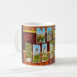 Retro New Orleans Groet Koffiemok