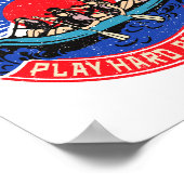 Retro New River George Rafting _1  Poster (Hoek)