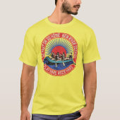 Retro New River George Rafting T-shirt (Voorkant)