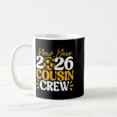Retro New Year 2026 Cousin Crew New Years Eve Nye  Koffiemok (Links)