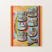 Retro New York City 11x14 Legpuzzel (Verticaal)
