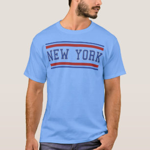 Retro New York City College stijl T-shirt