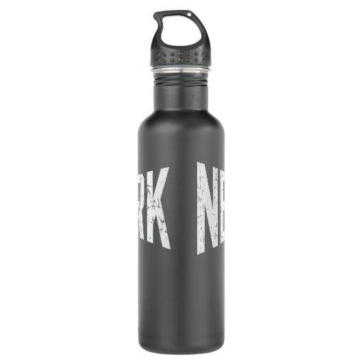 Retro New York City Waterfles (Achterkant)