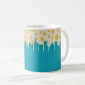 Retro New York Sunshine Koffiemok (Voorkant rechts)
