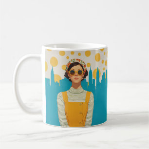 Retro New York Sunshine Koffiemok