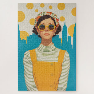 Retro New York Sunshine Legpuzzel