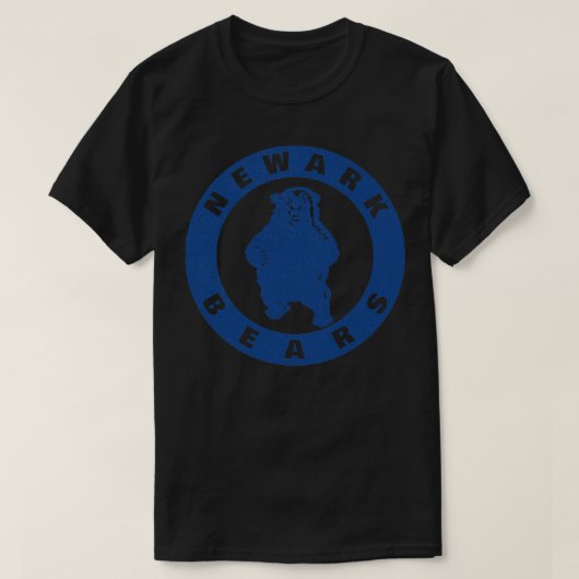 Retro Newark Beren Honkbal T-shirt (Design voorkant)