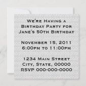 Retro Newspaper 1950 Kaart (Achterkant)