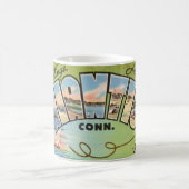 Retro Niantic Conn Briefkaart Mok (Center)