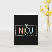 Retro NICU Tech Neonatale Intensive Care Unit ICU Kaart (Gele Bloem)