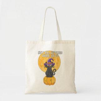 Retro Niet Alle Heksen Dragen Haten Zwarte Kat Moe Tote Bag
