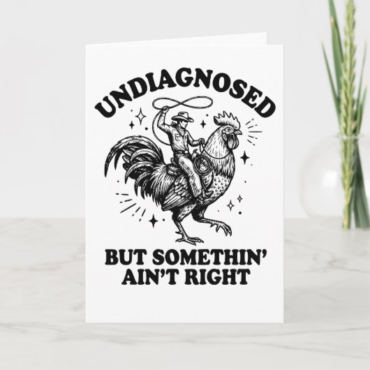 Retro Niet Gediagnosticeerd Er Is Iets Niet Goed H Kaart (Voorkant)