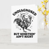 Retro Niet Gediagnosticeerd Er Is Iets Niet Goed H Kaart (Gele Bloem)