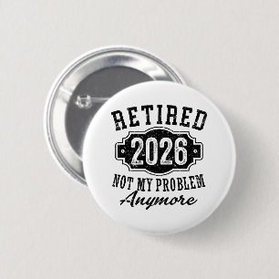 Retro Niet langer in gebruik 2026 Mijlpaal Prestat Ronde Button 5,7 Cm