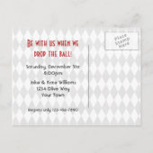 Retro Nieuwjaarsfeest Briefkaart (Achterkant)