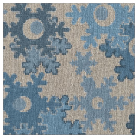 Retro  nieuwjaarspatchwork stof (Swatch)