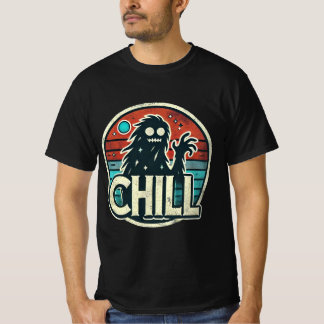 Retro Night Vibes: Bigfoot en maanlicht T-shirt