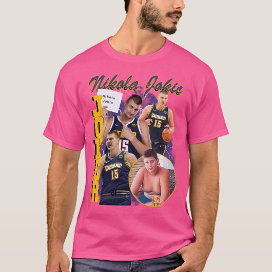 Retro  Nikola Jokic T-shirt (Voorkant)