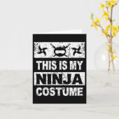 Retro Ninja Kostuum Halloween Voor Jongen Kinder M Kaart (Gele Bloem)