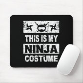 Retro Ninja Kostuum Halloween Voor Jongen Kinder M Muismat (Met muis)