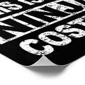 Retro Ninja Kostuum Halloween Voor Jongen Kinder M Poster (Hoek)