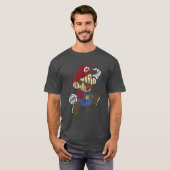 Retro Nintendo Gamer Art Tee T-shirt (Voorkant volledig)
