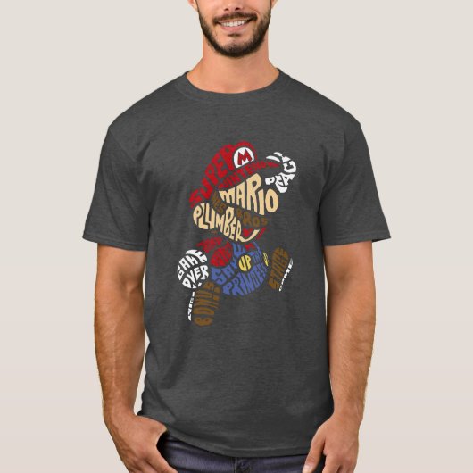 Retro Nintendo Gamer Art Tee T-shirt (Voorkant)