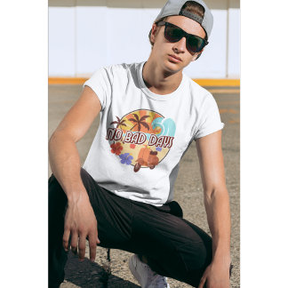 Retro No Bad Days Retro Streetwear T-shirt