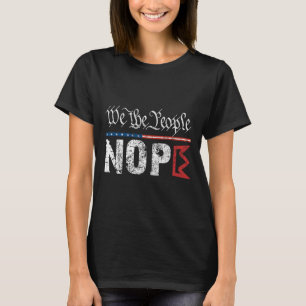 Retro No Kings Nope protestbord 4 juli Shirt