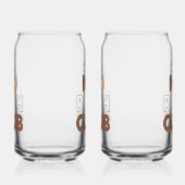 Retro "No Rush Club" for Relaxing Blikvorm Glas (Rechts)