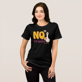 Retro NO T-shirt, Grappige Sarcastische Grenzen Ca Tri-Blend Shirt