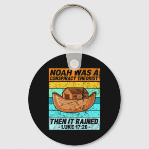 Retro Noach was een complotdenker toen het regende Sleutelhanger
