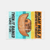 Retro Noah was een samenzweringstheoreticus en toe Fleece Deken (Voorkant (Horizontaal))