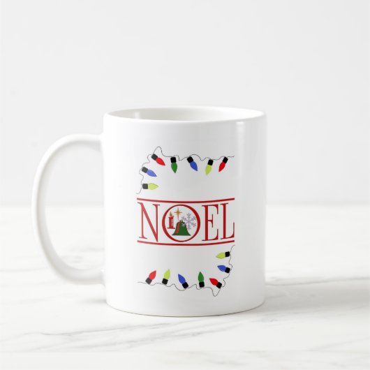 REtro NOEL reeks lichten Koffiemok (Links)