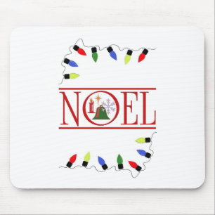 REtro NOEL reeks lichten Muismat