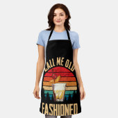 Retro  noem me Oude Fashioned Tequila Wine Schort (Gedragen)