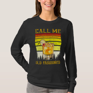 Retro Noem me Ouderwetse Whiskey Wisconsin Vin T-shirt