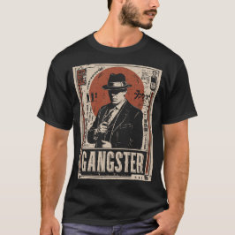 Retro Noir Gangster | Verbodsbepaling Era Art T-shirt