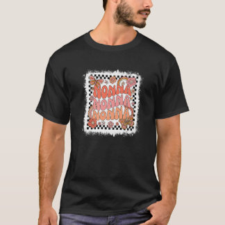 Retro Nonna Floral Thankful Grateful Blessed Nonna T-shirt