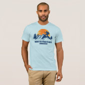 Retro Noord Palisade Wandeling T-shirt (Voorkant volledig)