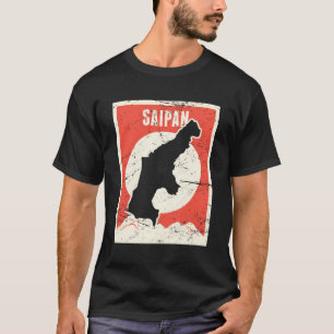 Retro Noordelijke Marianen Saipan T-shirt