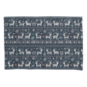 Retro Noordse rendierpatroon Kussensloop (Voorkant)